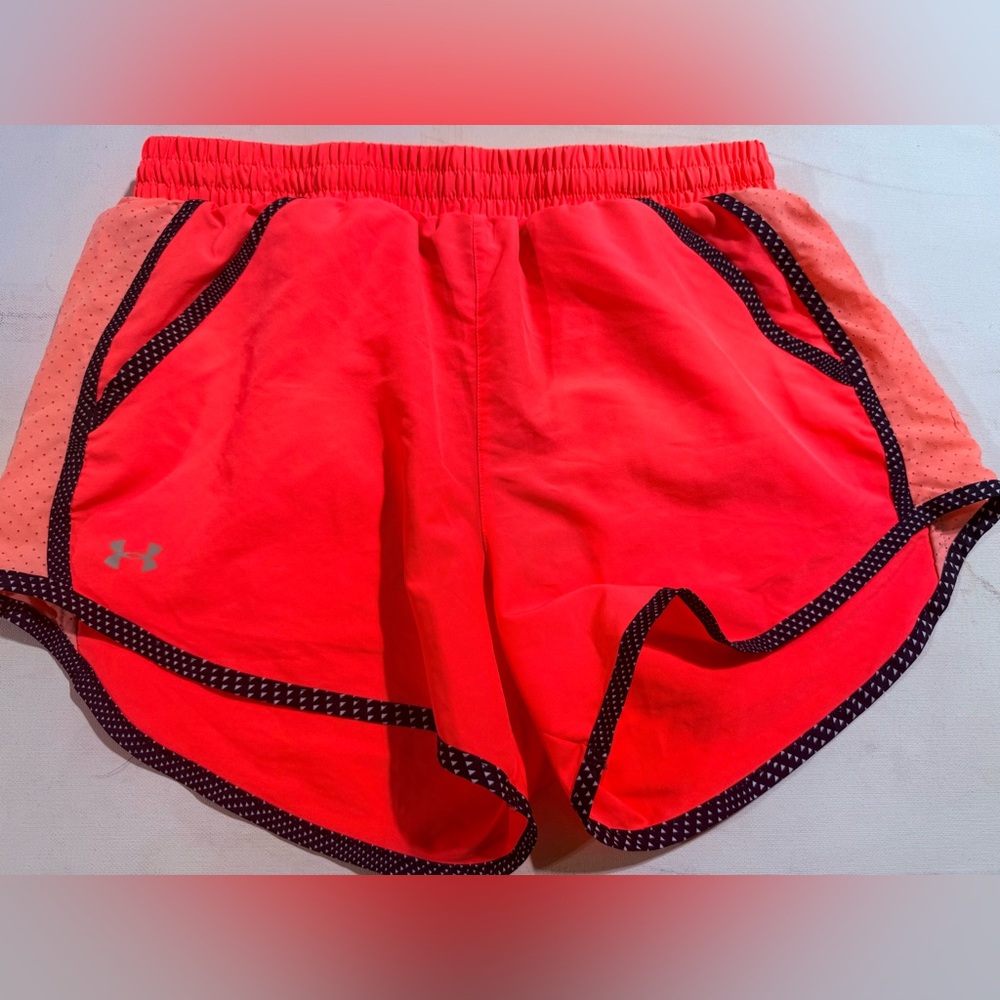 Under Armour Women's Bright Orange Athletic Shorts